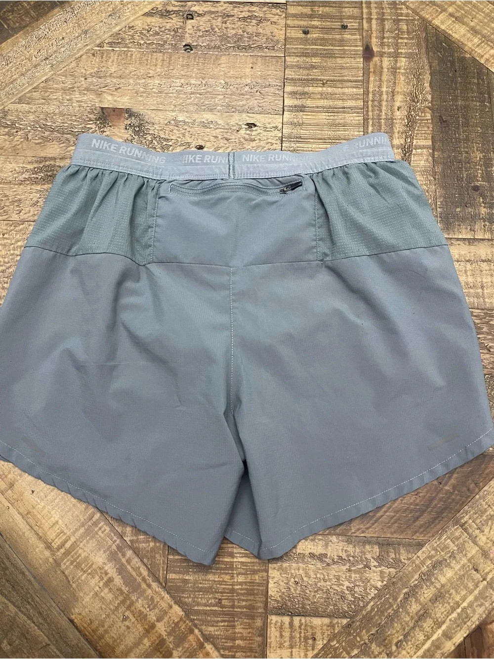 Nike Dri-FIT Stride Running Shorts in the Smoke Grey colorway